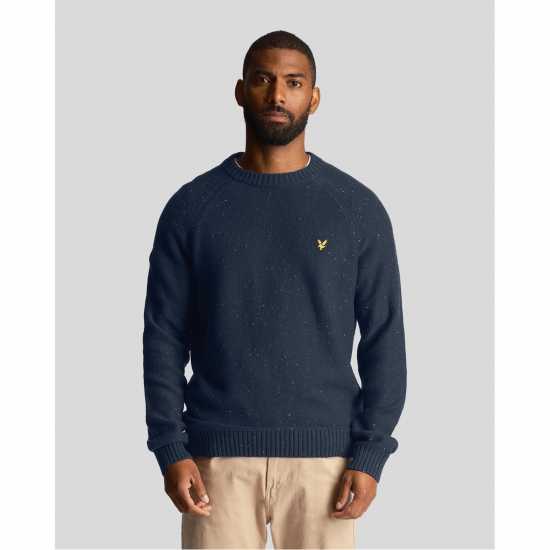 Lyle And Scott Lyle Donegal C-Neck Sn99 Грязно морско синьо 