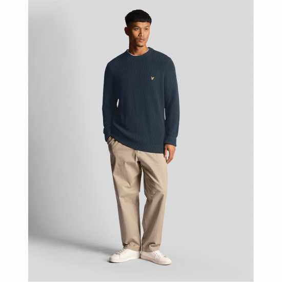 Lyle And Scott Lyle C-Neck Jumper Sn99 Грязно морско синьо 