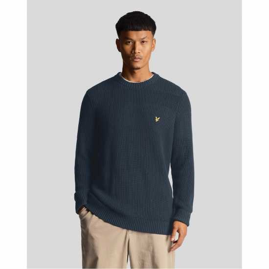 Lyle And Scott Lyle C-Neck Jumper Sn99 Грязно морско синьо 