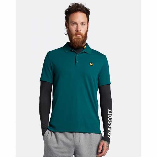 Lyle And Scott Lyle Golf Tech Polo Sn99 Голф зелено Tshirts under 20