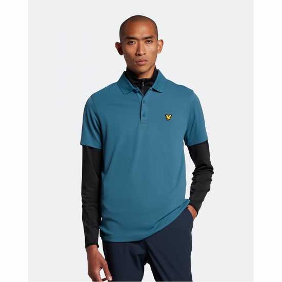 Lyle And Scott Lyle Golf Tech Polo Sn99 Лазурен Tshirts under 20