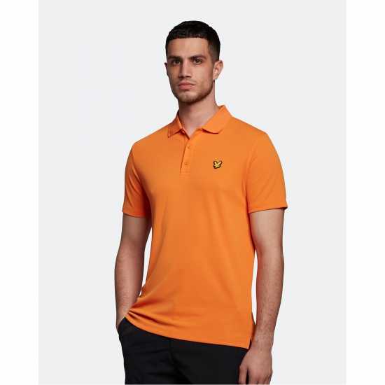 Lyle And Scott Lyle Golf Tech Polo Sn99 Фокс Оранжево Tshirts under 20