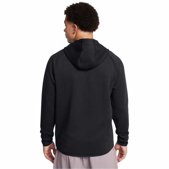 Under Armour Мъжки Суитшърт Armour Ua Unstoppable Flc Hd Eu Hoody Mens Черно 