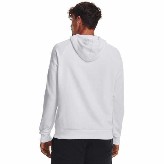 Under Armour Мъжки Суитшърт Armour Ua Rival Fleece Logo Hd Hoody Mens Бяло 