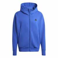 Adidas Спортно Горнище Z.n.e. Premium Full-Zip Hooded Track Jacket Полу прозрачен син 