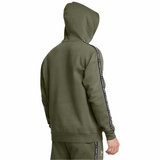 Under Armour Мъжки Суитшърт Icon Fleece Taping Hoody Mens Зелено 