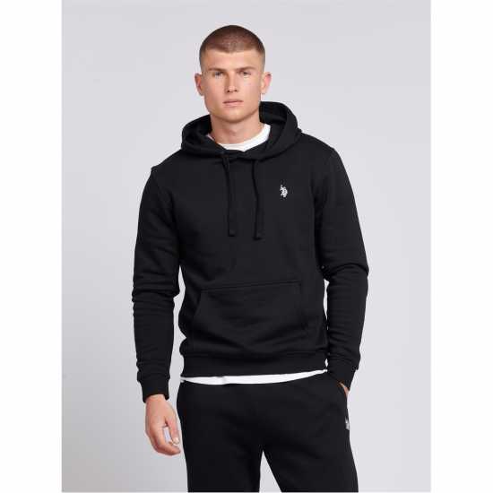 Us Polo Assn Dhm Bb Hoody Sn00 Черно/Бяло Мъжки суитчъри и блузи с качулки