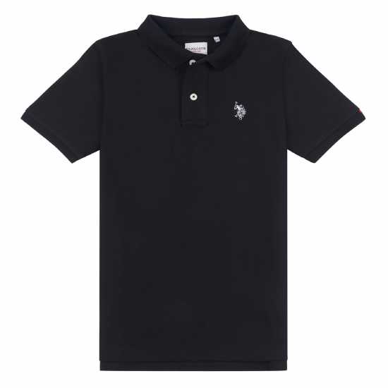 Us Polo Assn Dhm Pique Polo Jn00 Черно Детски тениски тип поло