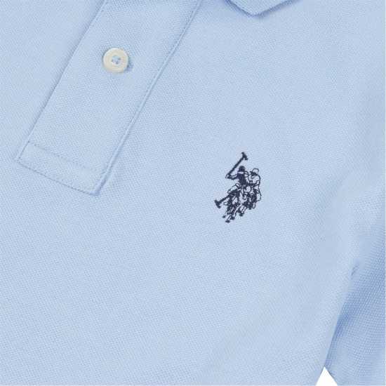 Us Polo Assn Dhm Pique Polo Jn00 Синьо Детски тениски тип поло