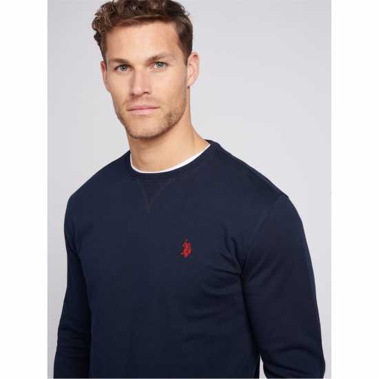 Us Polo Assn Dhm Lb Crew Sn00  Мъжко облекло за едри хора