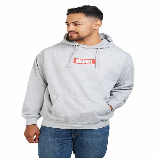 Marvel Comics Box Logo Hoodie  Мъжки суитчъри и блузи с качулки