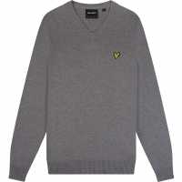 Lyle And Scott Lyle Mer V Jumper Sn99 Среден сив T28 