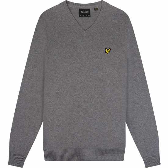 Lyle And Scott Lyle Mer V Jumper Sn99 Среден сив T28 