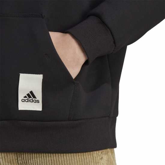 Adidas Lounge Fleece Hoodie Mens Hoody Черно 