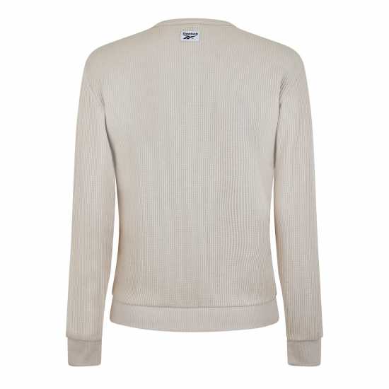 Reebok Мъжка Блуза Обло Деколте Waffle Crew Sweatshirt Mens  Мъжко облекло за едри хора