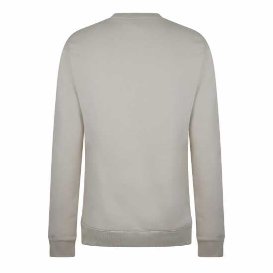 Reebok Мъжки Пуловер Обло Деколте Logo Crew Sweater Mens Стуко Мъжки горнища на анцуг