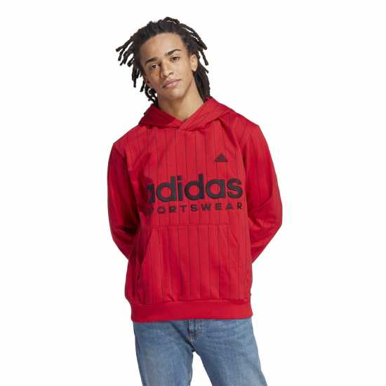 Adidas Pinstripe Fleece Hoodie Mens Hoody  Мъжки суитчъри и блузи с качулки