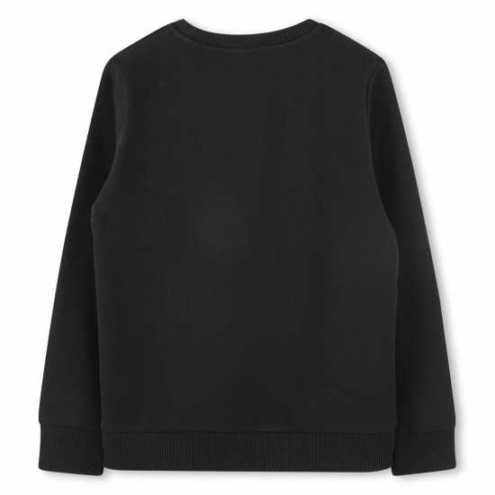 Hugo Boss Детска Блуза Обло Деколте Boss Logo Crew Neck Sweatshirt Junior Boys Черно 09B 