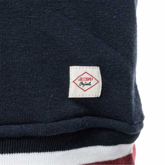 Lee Cooper Stripe Swtr Sn99 Морска синьо Мъжки горнища на анцуг