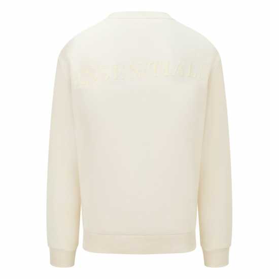 Blank Essentials Tonal Puff Print Sweatshirt Лятна пясък Мъжки горнища на анцуг