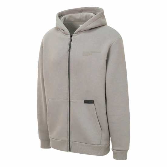 Blank Essentials Zip Through Hoody Сиво Мъжки суитчъри и блузи с качулки