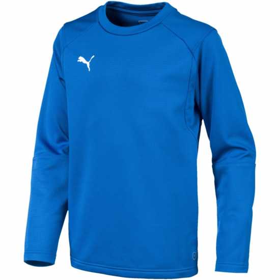 Puma Liga Trn Swt Jn99 Синьо/Бяло Детски горнища и пуловери