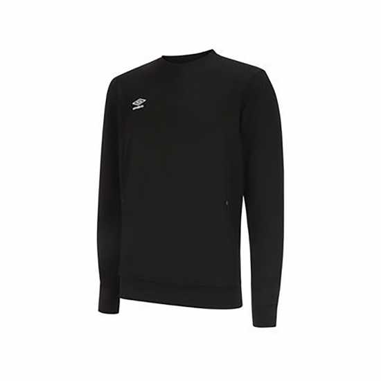 Umbro Pro Flc Sweat Jn99 Черно/Бяло Детски горнища и пуловери