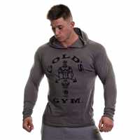 Golds Gym Gym Hood Top Mens Сив марл 