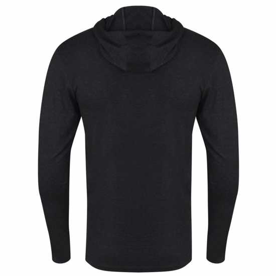 Golds Gym Gym Hood Top Mens Черно марл 