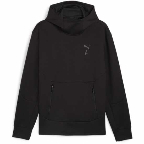 Puma Logo Tech Hoody Sn99 Черно Пума 