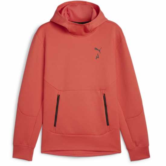 Puma Logo Tech Hoody Sn99 Активно червено 