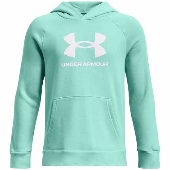 Under Armour Logo Oth Hoodie Junior Boys Синьо Детски суитчъри и блузи с качулки