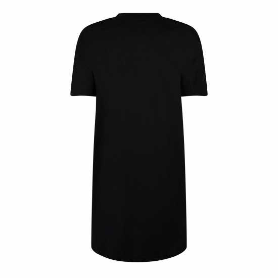 Umbro Рокля-Риза Diamond Taped Oversized T-Shirt Dress Womens Черно / Черно Дамски поли и рокли