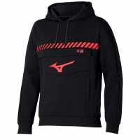 Mizuno Sweat Hoody 99 Черно Дамски суичъри и блузи с качулки