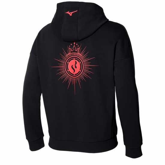 Mizuno Sweat Hoody 99 Черно Дамски суичъри и блузи с качулки