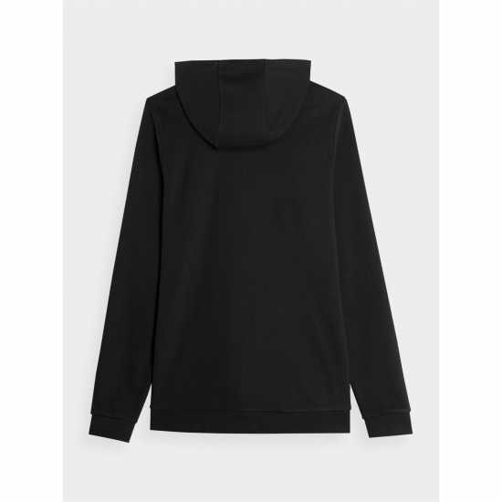 4F Fz Hoodie DEEP BLACK Мъжки суитчъри и блузи с качулки