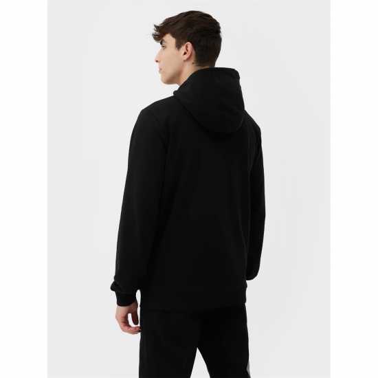 4F Fz Hoodie DEEP BLACK Мъжки суитчъри и блузи с качулки