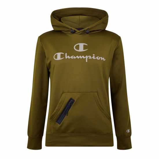 Champion Pf Poly Oth Hoodie Зелено Мъжки суитчъри и блузи с качулки