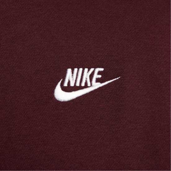 Sale Nike Sportswear Club Fleece Pullover Hoodie Mens Burgundy Мъжки полар