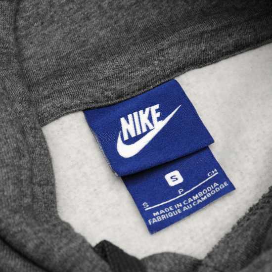 Nike Sportswear Club Fleece Pullover Hoodie Mens Charcoal Мъжки полар