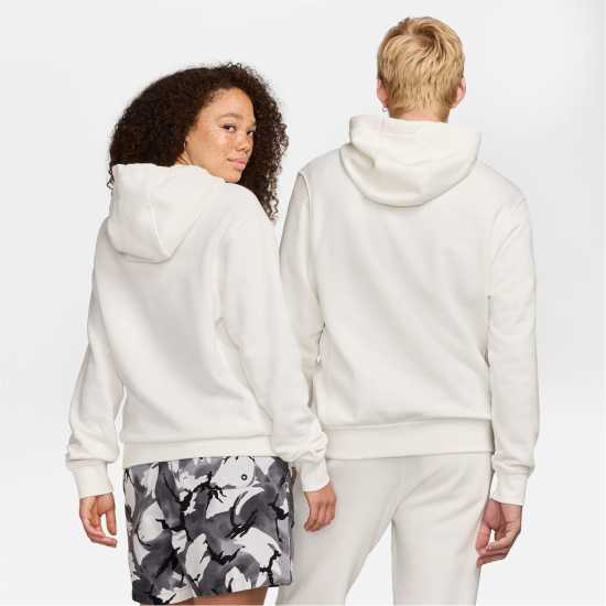 Nike Sportswear Club Fleece Pullover Hoodie Mens Sail/White Мъжки суитчъри и блузи с качулки