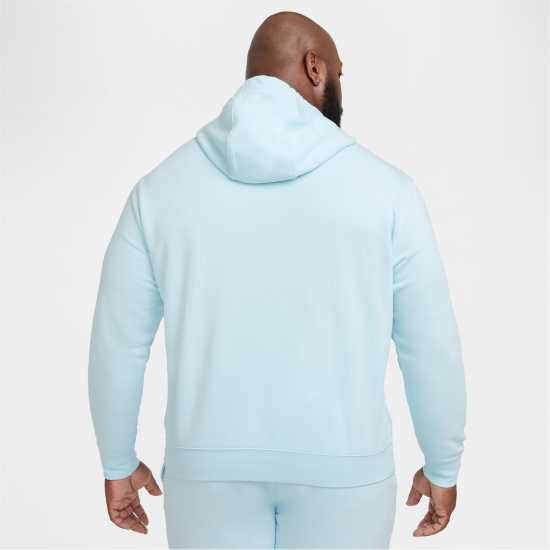 Nike Sportswear Club Fleece Pullover Hoodie Mens Синьо/Бяло Мъжки полар