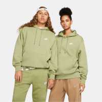 Nike Sportswear Club Fleece Pullover Hoodie Mens Green/Wht/Tall Мъжки суитчъри и блузи с качулки