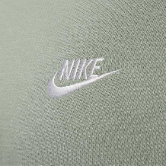 Nike Sportswear Club Fleece Pullover Hoodie Mens Зелено/Бяло Мъжки суитчъри и блузи с качулки