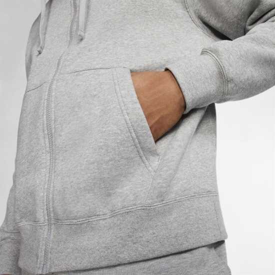 Nike Sportswear Club Fleece Men's Full-Zip Hoodie Grey Мъжки полар