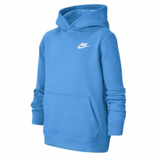 Nike Club Pullover Hoodie Junior Boys Аегенска буря Детски суитчъри и блузи с качулки