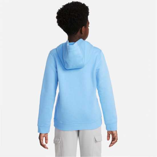 Nike Club Pullover Hoodie Junior Boys Аегенска буря Детски суитчъри и блузи с качулки