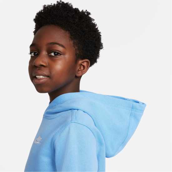 Nike Club Pullover Hoodie Junior Boys Аегенска буря Детски суитчъри и блузи с качулки