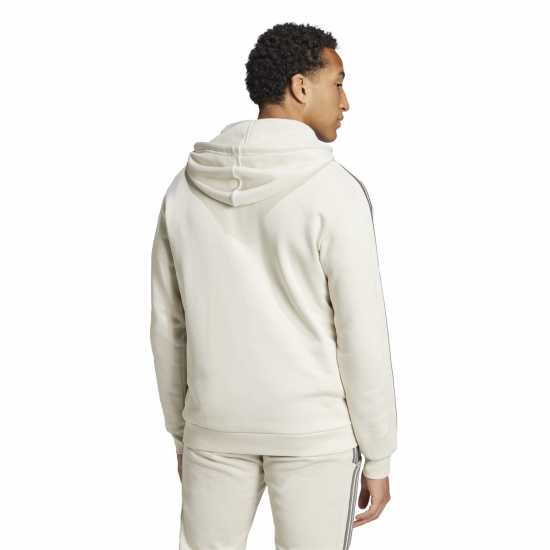 Adidas Essentials Fleece 3-Stripes Hoodie Mens Алуминия 