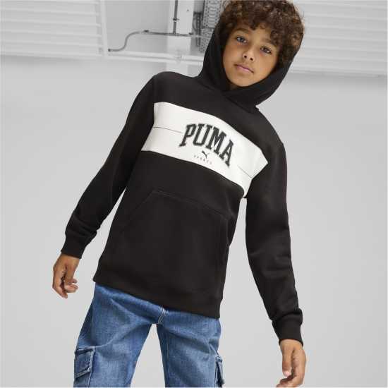 Puma Squad Hoodie Fl B Hoody Unisex Kids Черно Пума 